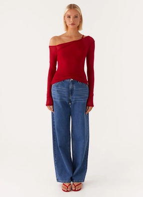 Elodie Top - Red Elodie Top - Red