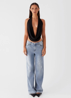 Elysia Chiffon Top - Black Elysia Chiffon Top - Black