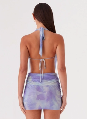 Elysia Mesh Mini Dress - Purple Rain Elysia Mesh Mini Dress - Purple Rain