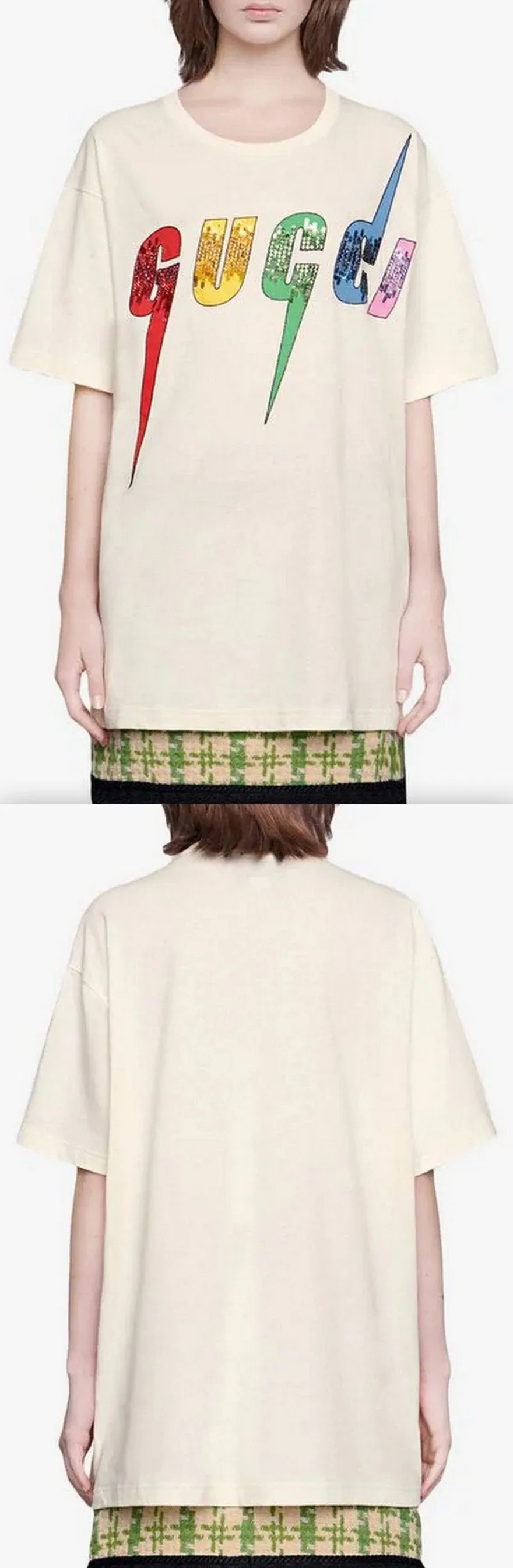 Embellished Blade T-Shirt - White or Black