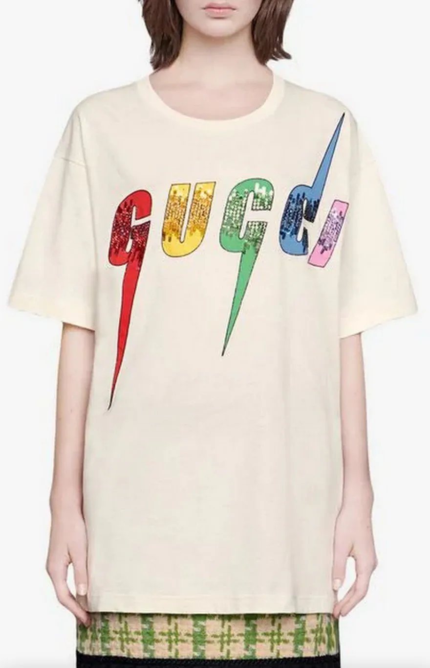 Embellished Blade T-Shirt - White or Black