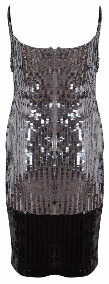 Embellished Strapless Mini Dress