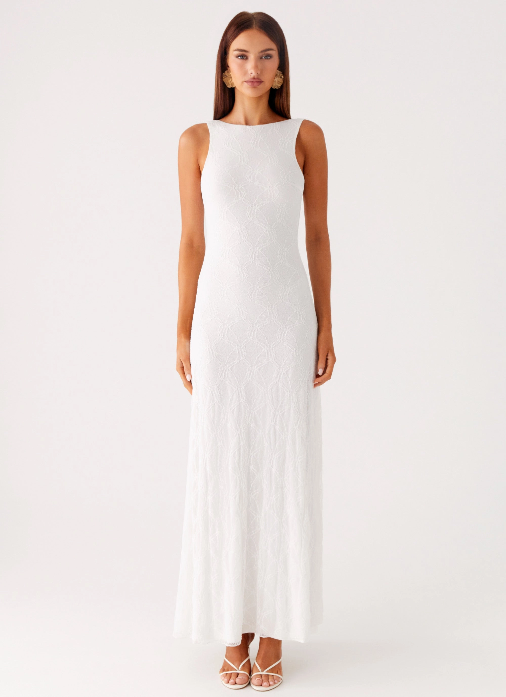 Embrace The Sun Maxi Dress - White
