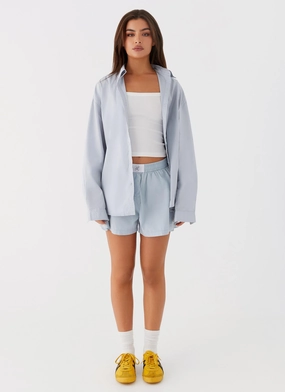 Emelda Long Sleeve Shirt - Blue Emelda Long Sleeve Shirt - Blue