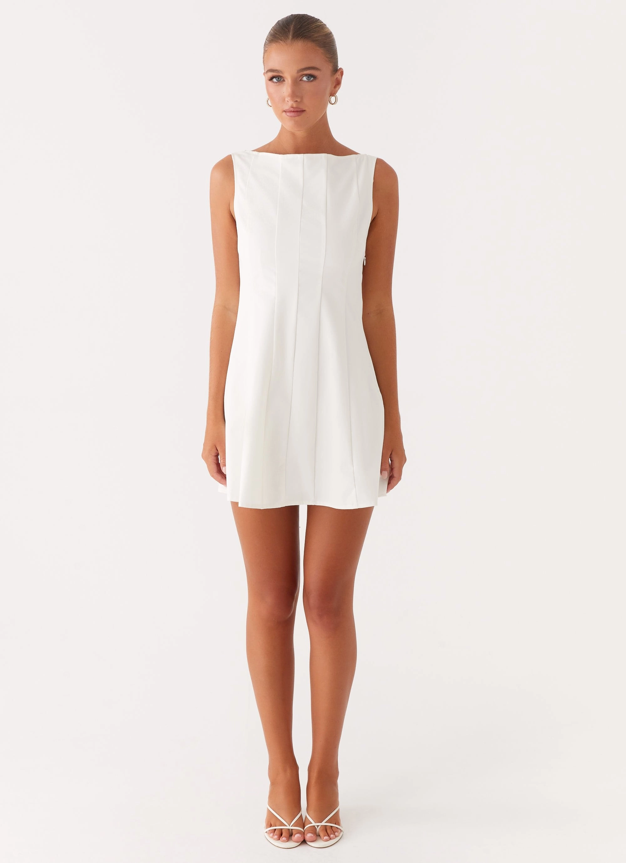 Emelie Mini Dress - White