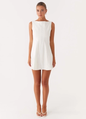 Emelie Mini Dress - White Emelie Mini Dress - White