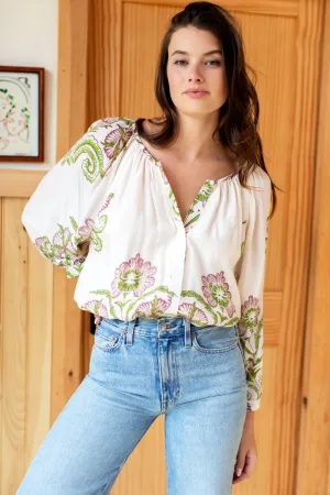 Emerson Fry Frances Blouse - MAEVE FLOWERS Emerson Fry Frances Blouse - MAEVE FLOWERS