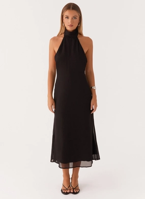 Emmalyn Midi Dress - Black Emmalyn Midi Dress - Black