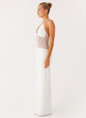 Enchant Lace Maxi Dress - Ivory Enchant Lace Maxi Dress - Ivory