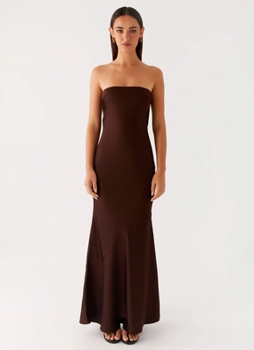 Endless Nights Maxi Dress - Chocolate Endless Nights Maxi Dress - Chocolate