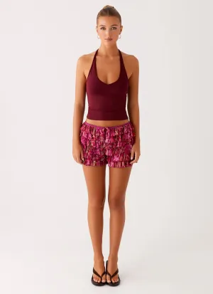 Entertain Me Bloomer Shorts - Lavender Lagoon Entertain Me Bloomer Shorts - Lavender Lagoon