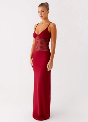 Envy Maxi Dress - Maroon Envy Maxi Dress - Maroon