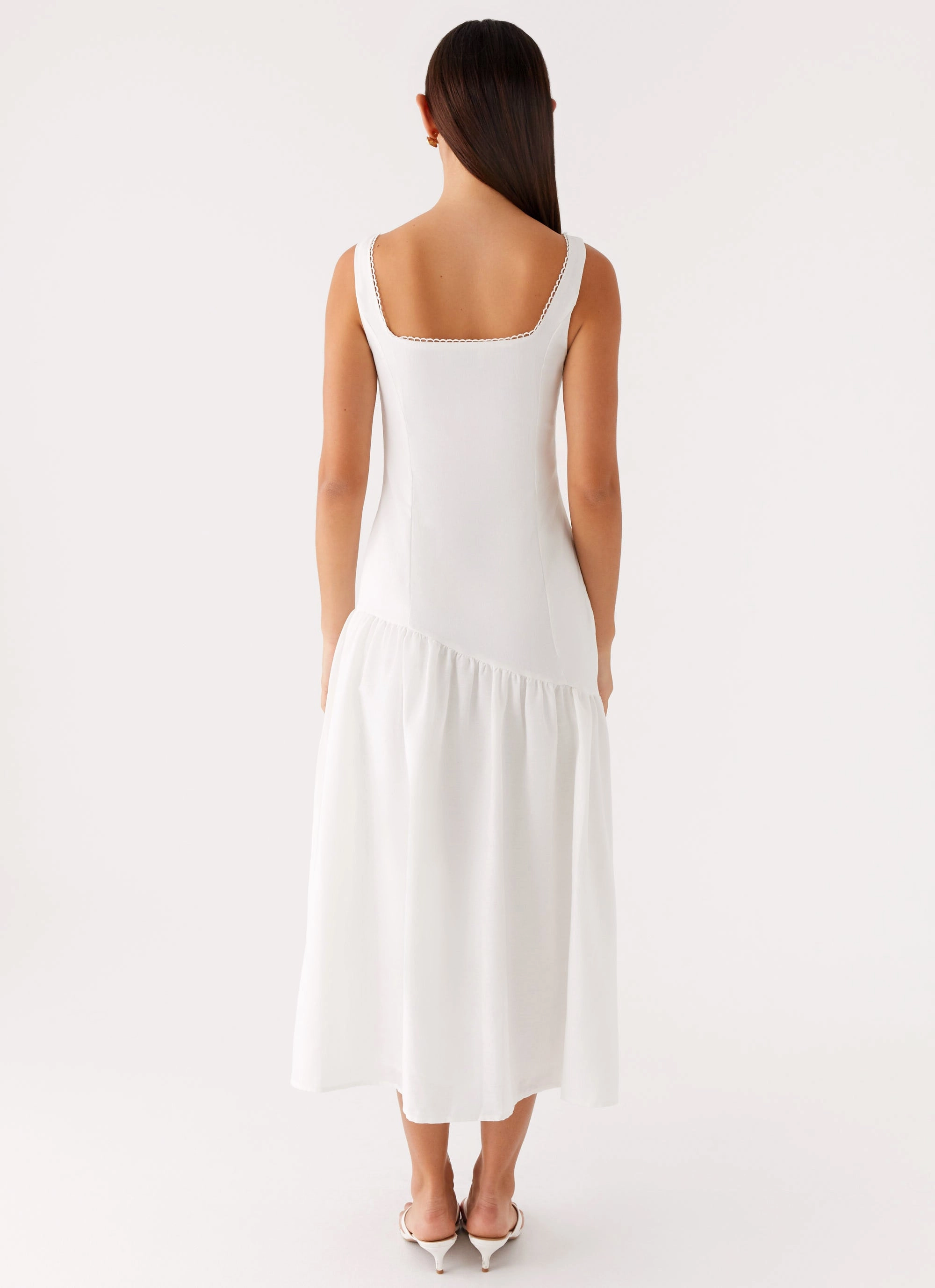 Esmerelda Midi Dress - White