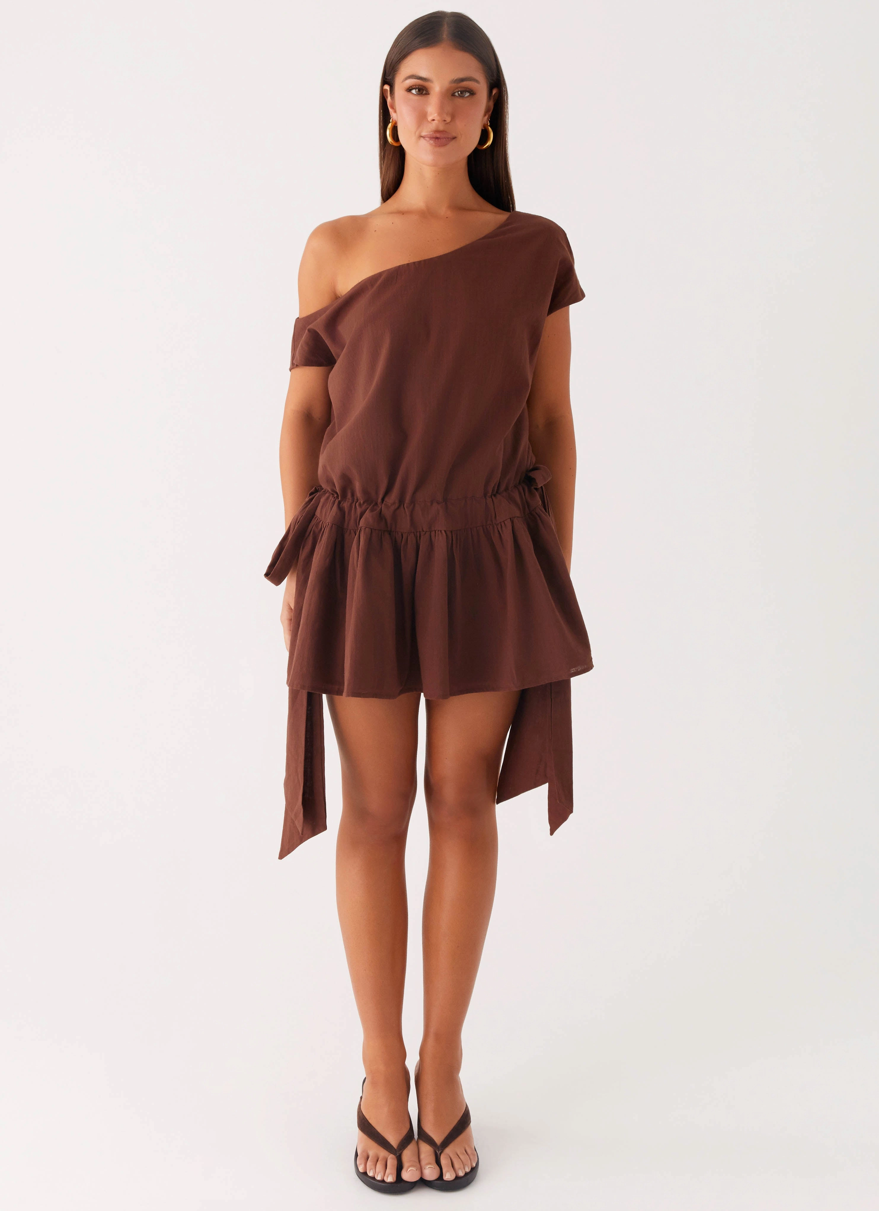 Ettie Mini Dress - Chocolate