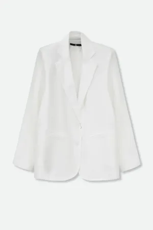 EVERETT EASY ITALIAN LINEN BLAZER WHITE EVERETT EASY ITALIAN LINEN BLAZER WHITE