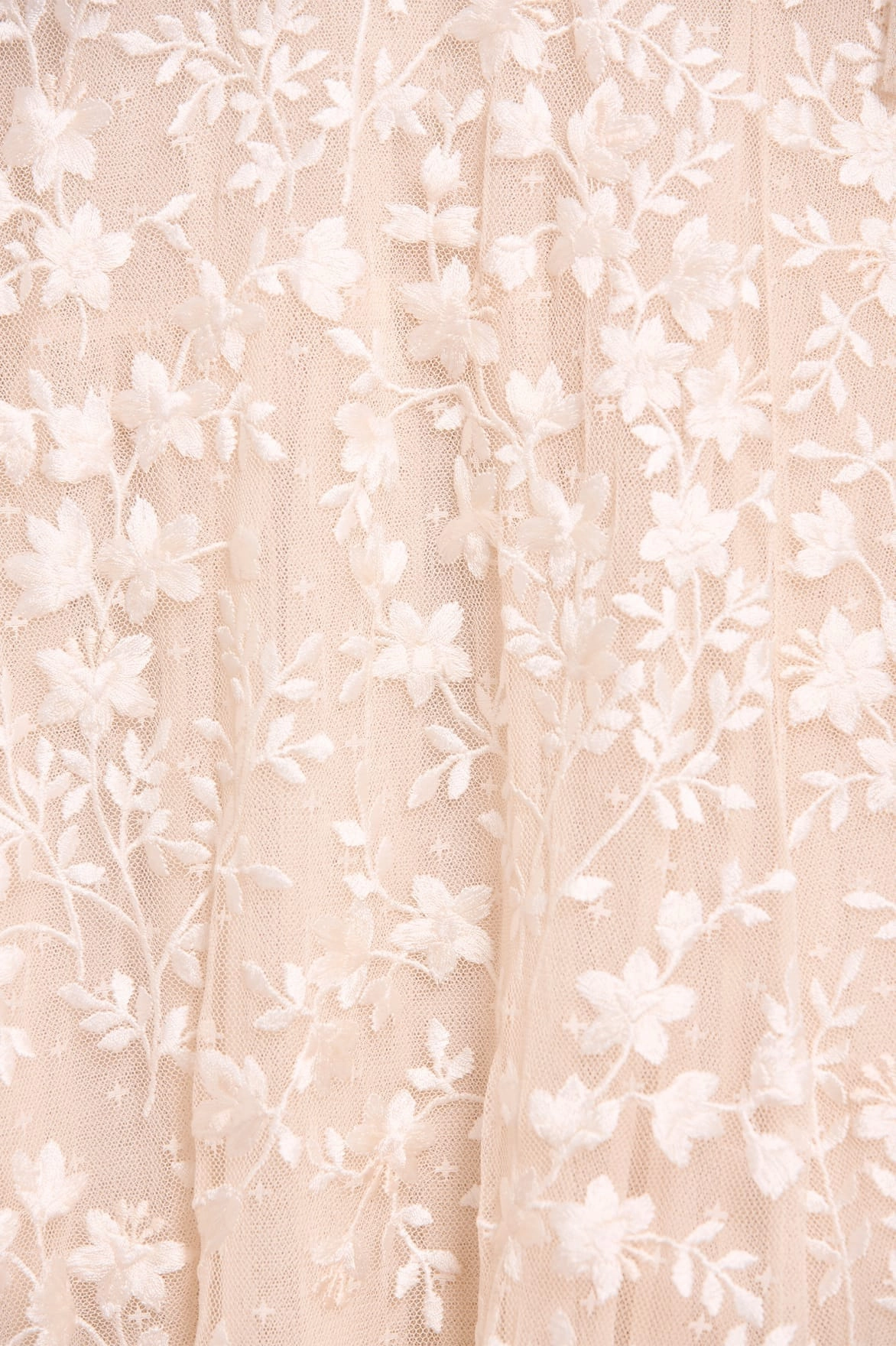 Everett Bloom Round Neck Ankle Gown