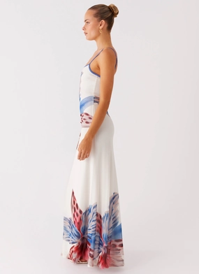 Everett Maxi Dress - White Sea Bloom Everett Maxi Dress - White Sea Bloom
