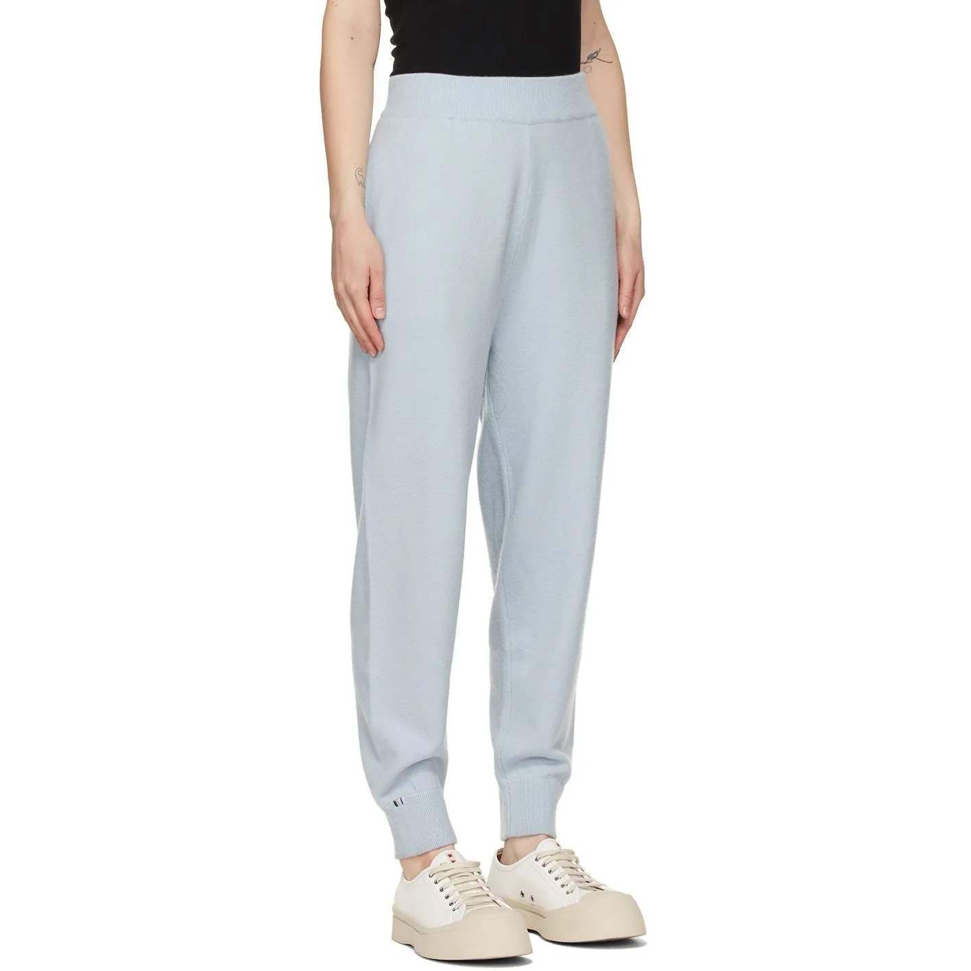extreme cashmere Blue Cashmere NÂ°56 Yogi Lounge Pants