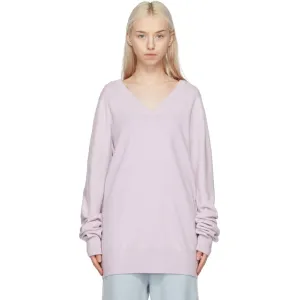 extreme cashmere Purple Cashmere NÂ°162 Claim Sweater