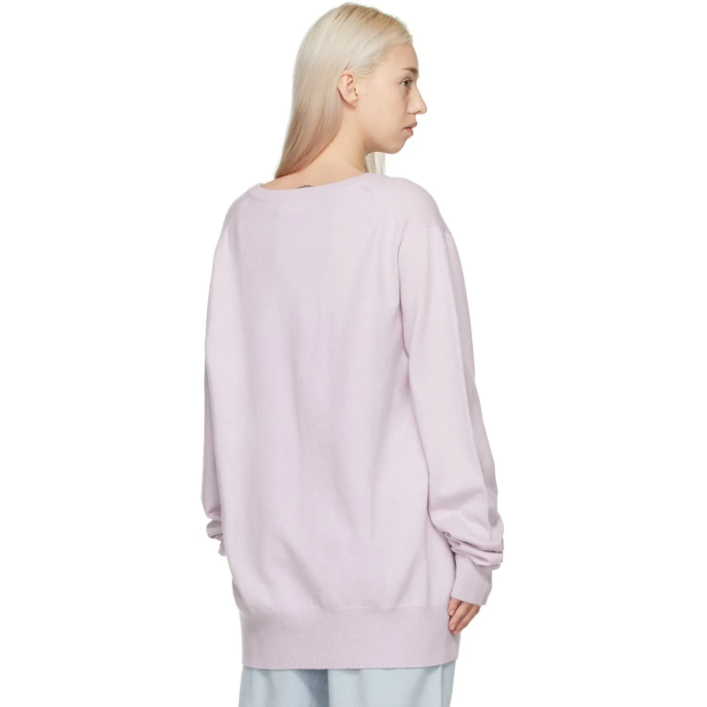 extreme cashmere Purple Cashmere NÂ°162 Claim Sweater
