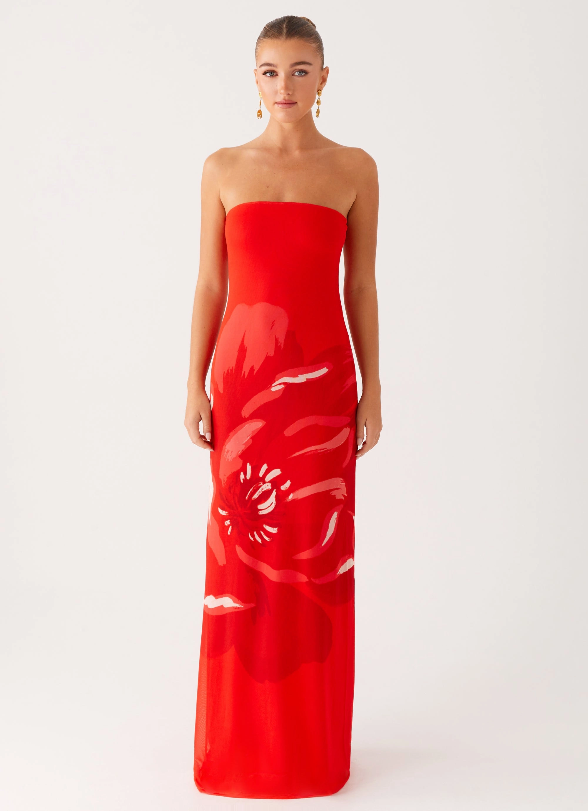Fabian Maxi Dress - Red