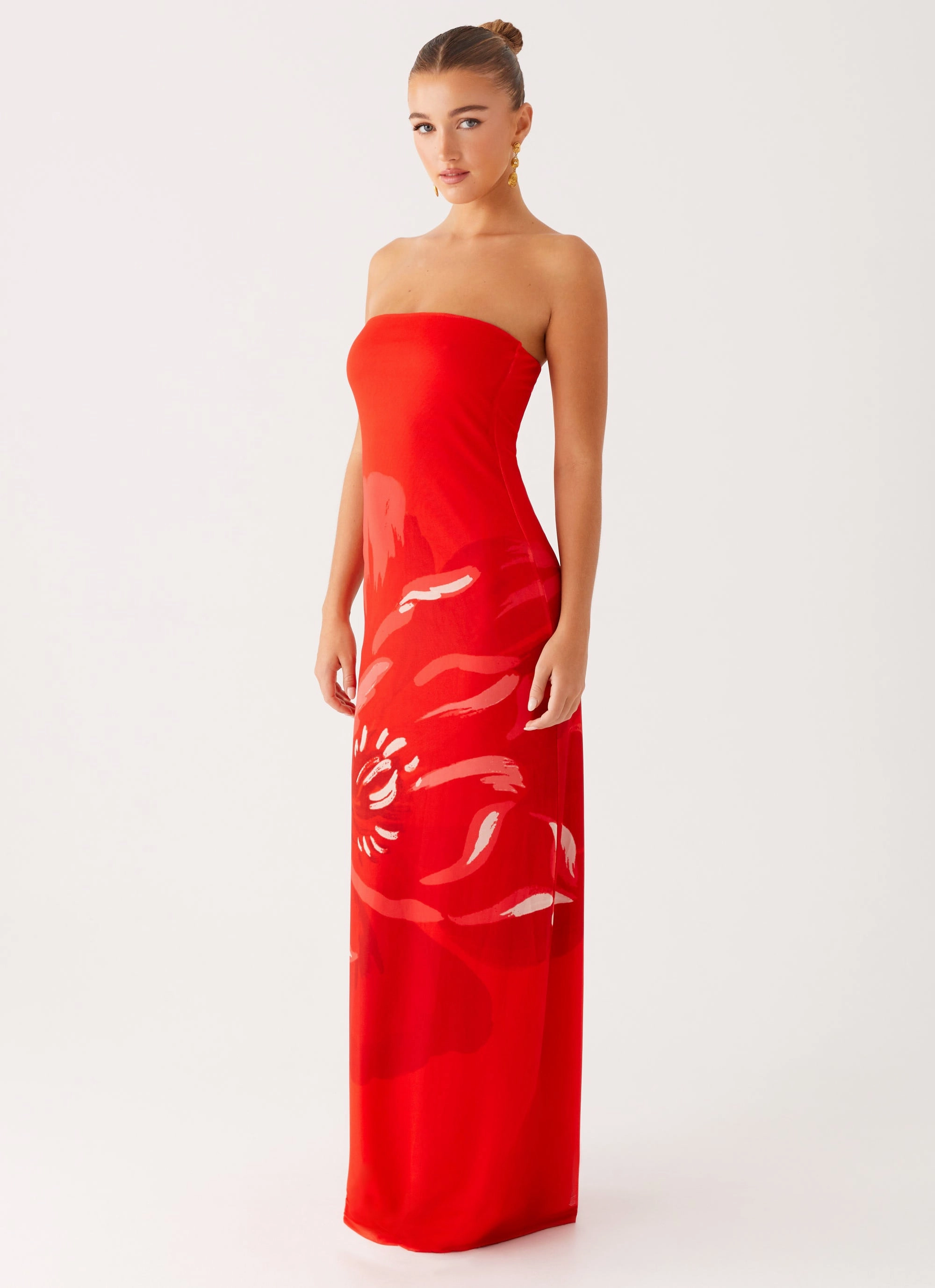 Fabian Maxi Dress - Red