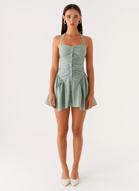 Fable Mini Dress - Sage Fable Mini Dress - Sage