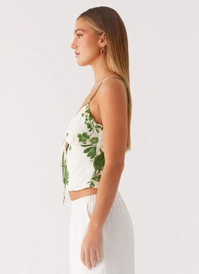 Faela Cami Top - Verdant Bloom Faela Cami Top - Verdant Bloom