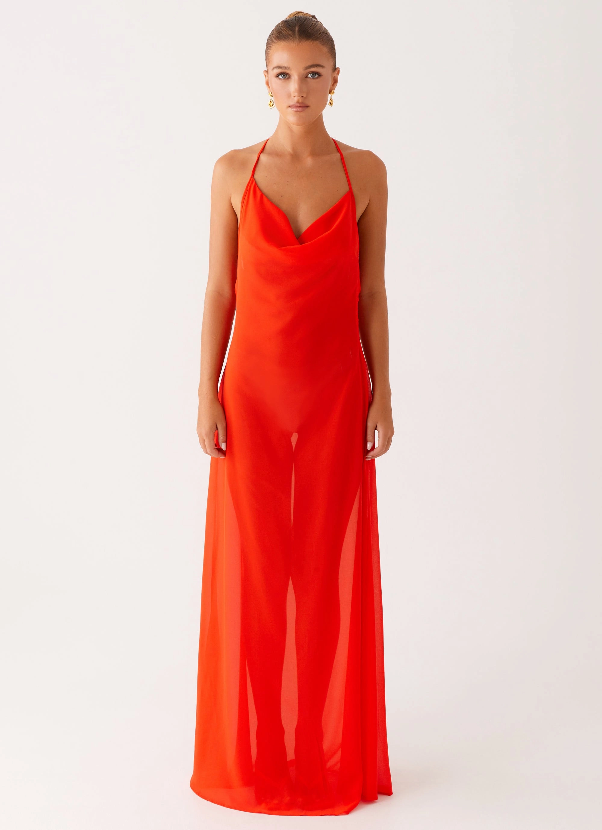 Fantasy Maxi Dress - Orange