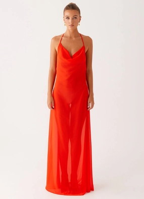 Fantasy Maxi Dress - Orange Fantasy Maxi Dress - Orange