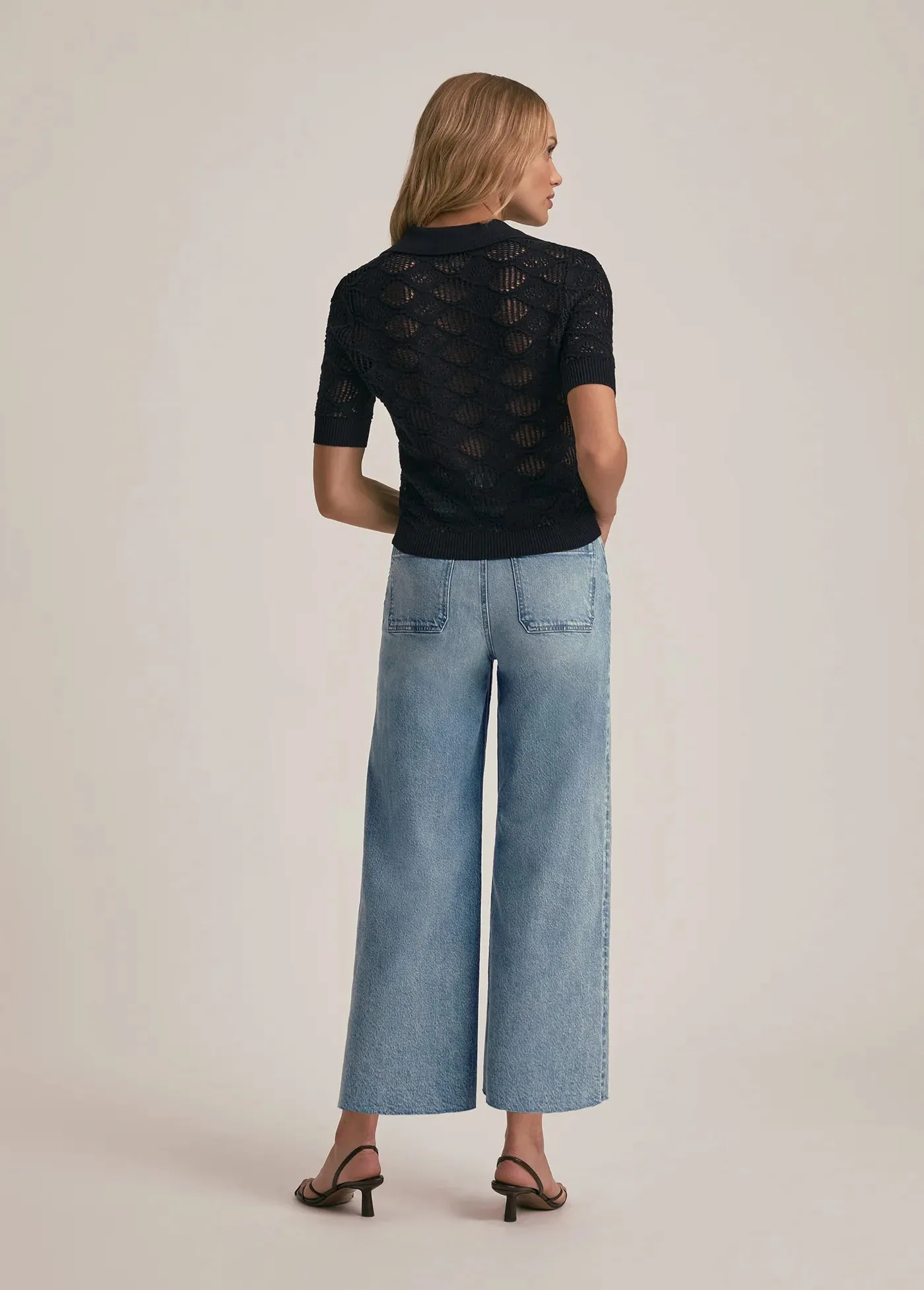 Favorite Daughter the Mischa Super High Rise Wide Leg Crop