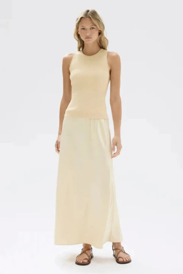 Faye Knit Tank Pannacotta