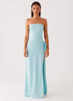 Fenway Strapless Maxi Dress - Mint Fenway Strapless Maxi Dress - Mint