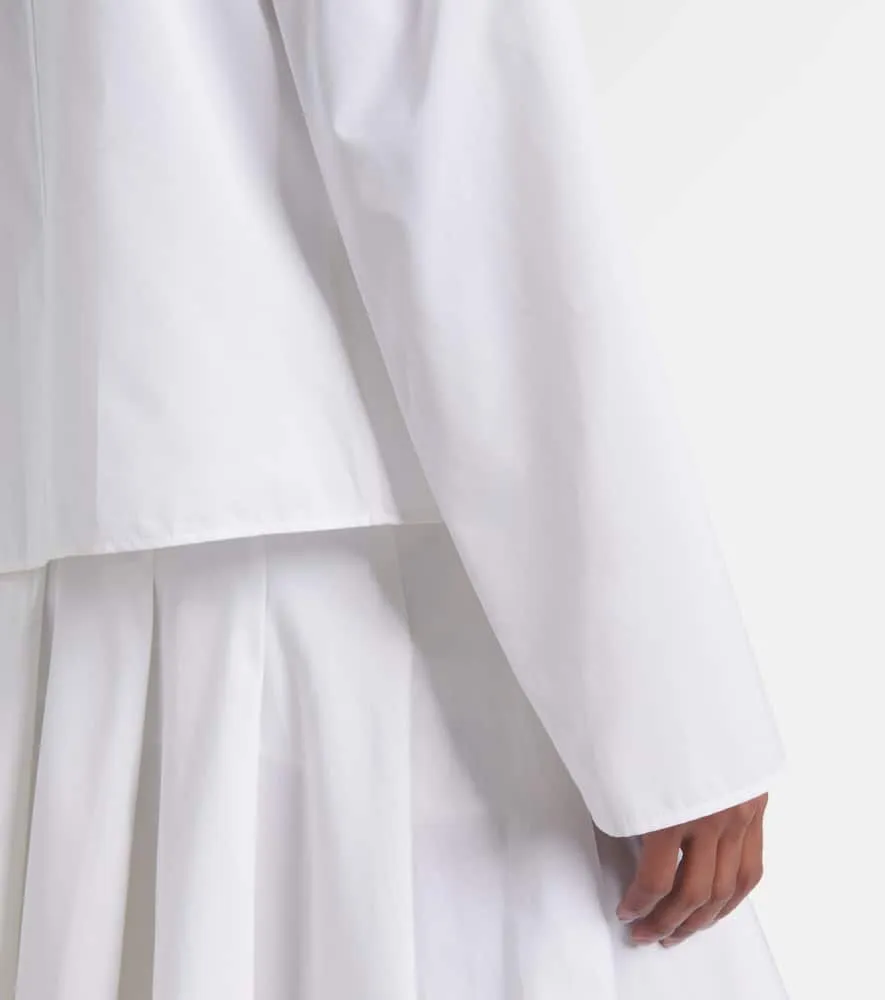 Fforme Fish oversized cotton jacket