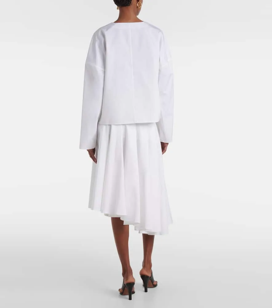 Fforme Fish oversized cotton jacket