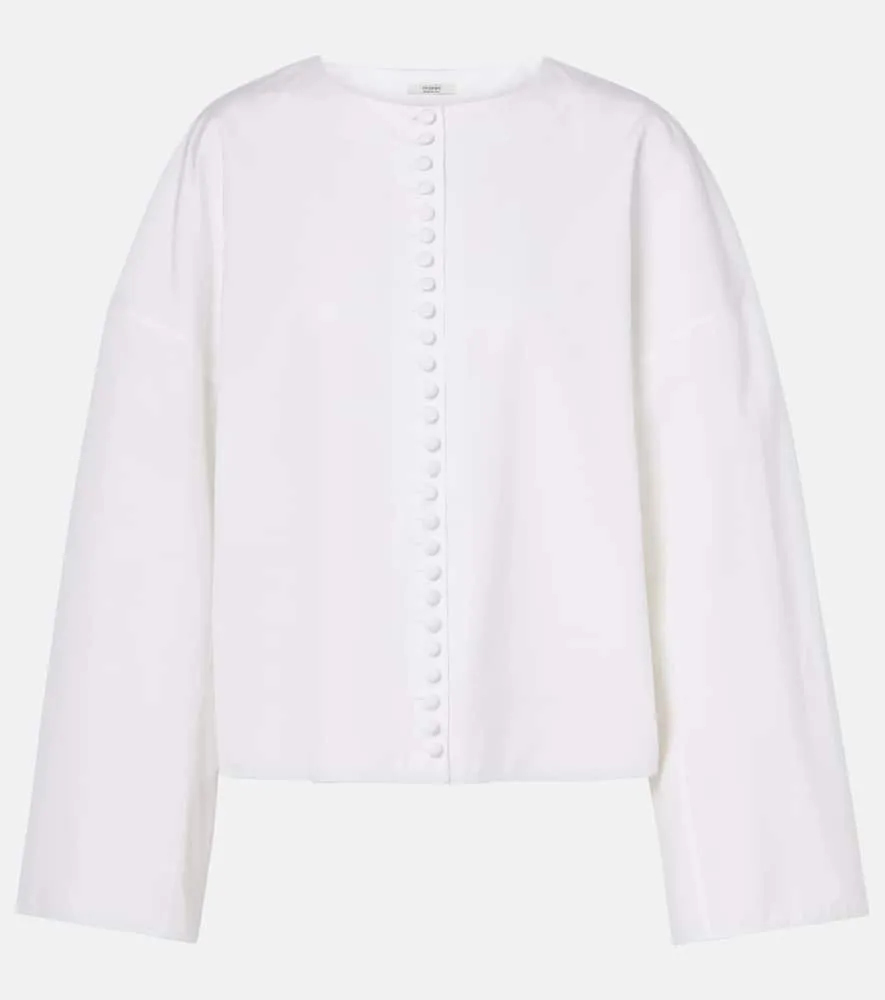 Fforme Fish oversized cotton jacket