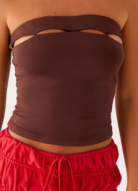 Fia Tube Top - Chocolate Fia Tube Top - Chocolate
