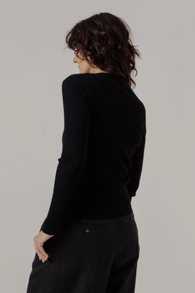 Fine Knit Rib Top