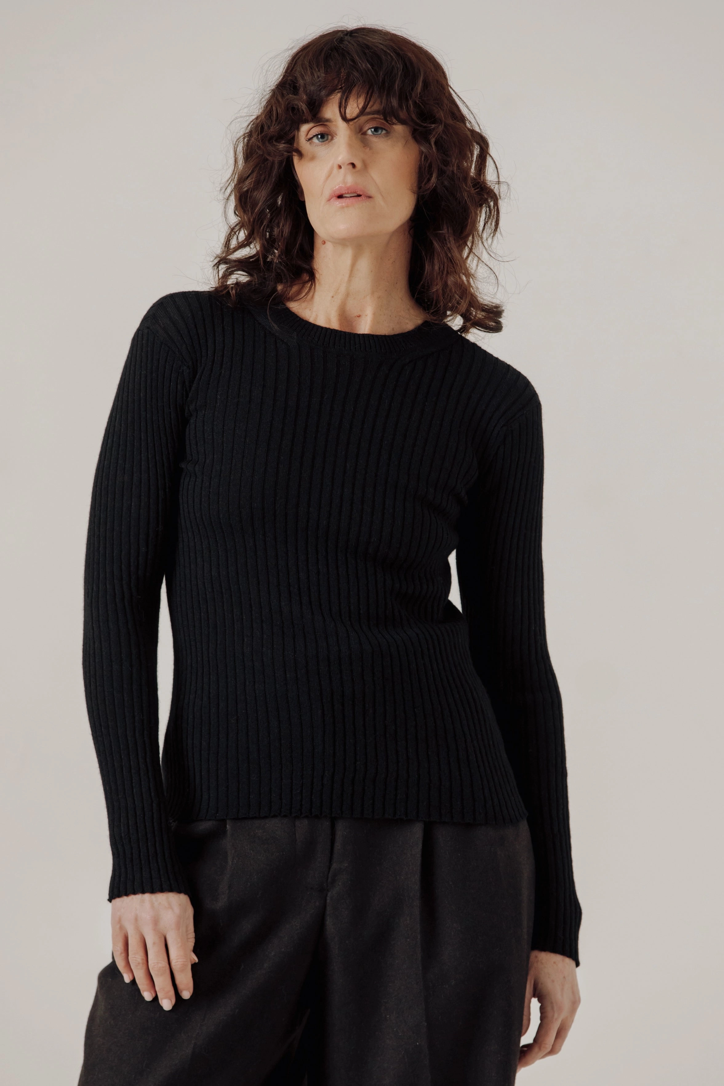 Fine Knit Rib Top