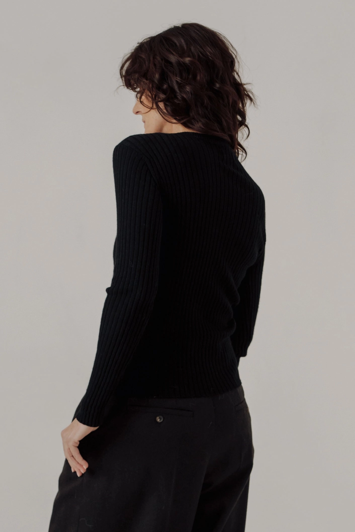 Fine Knit Rib Top