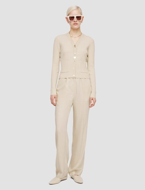 Fine Merino Rib Cardigan Fine Merino Rib Cardigan