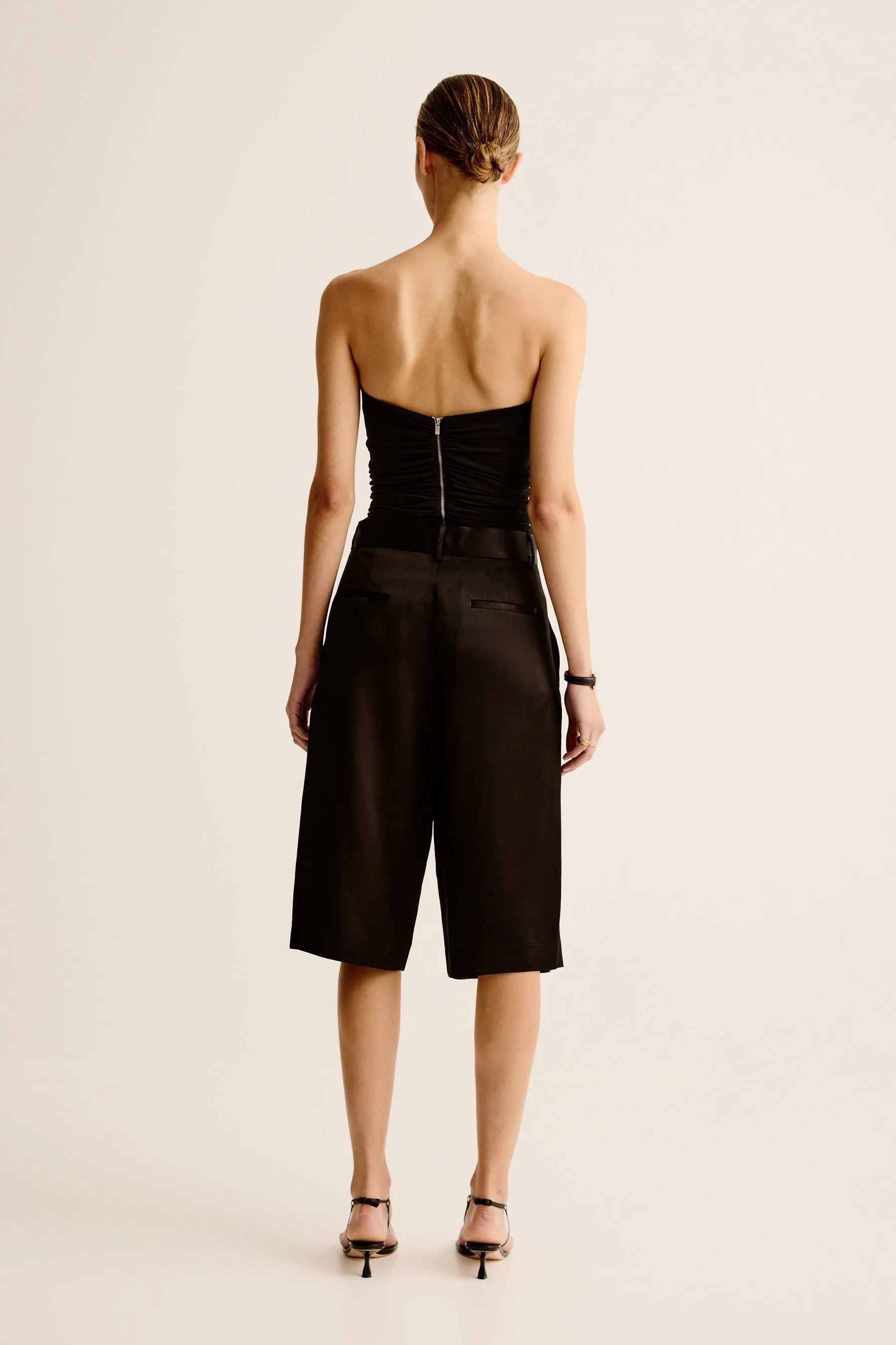 Finesa Tailored Shorts - Black