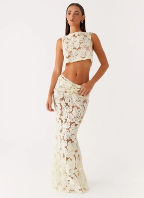 Fiorella Floret Top - Yellow Fiorella Floret Top - Yellow