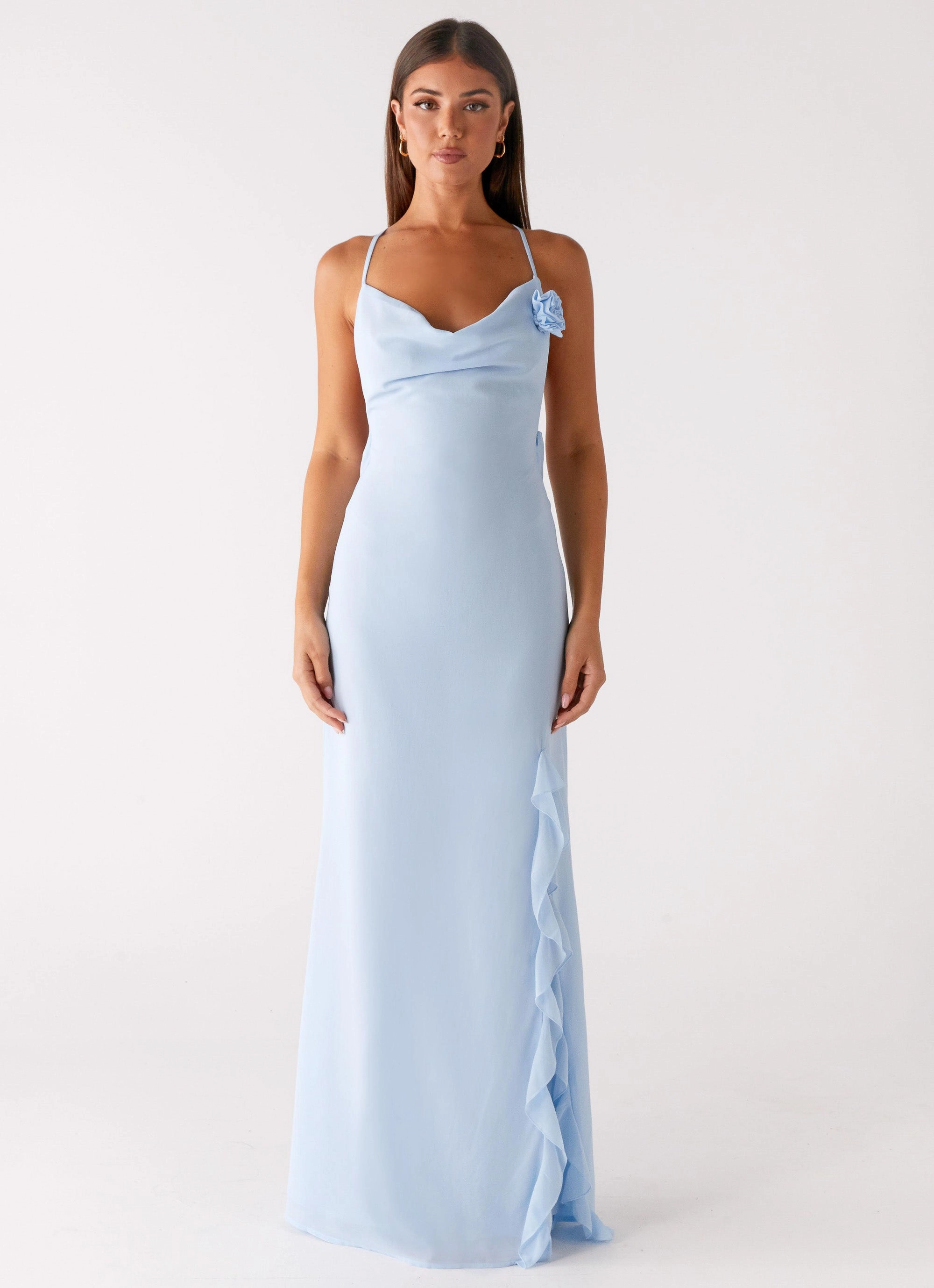 First Class Maxi Dress - Blue