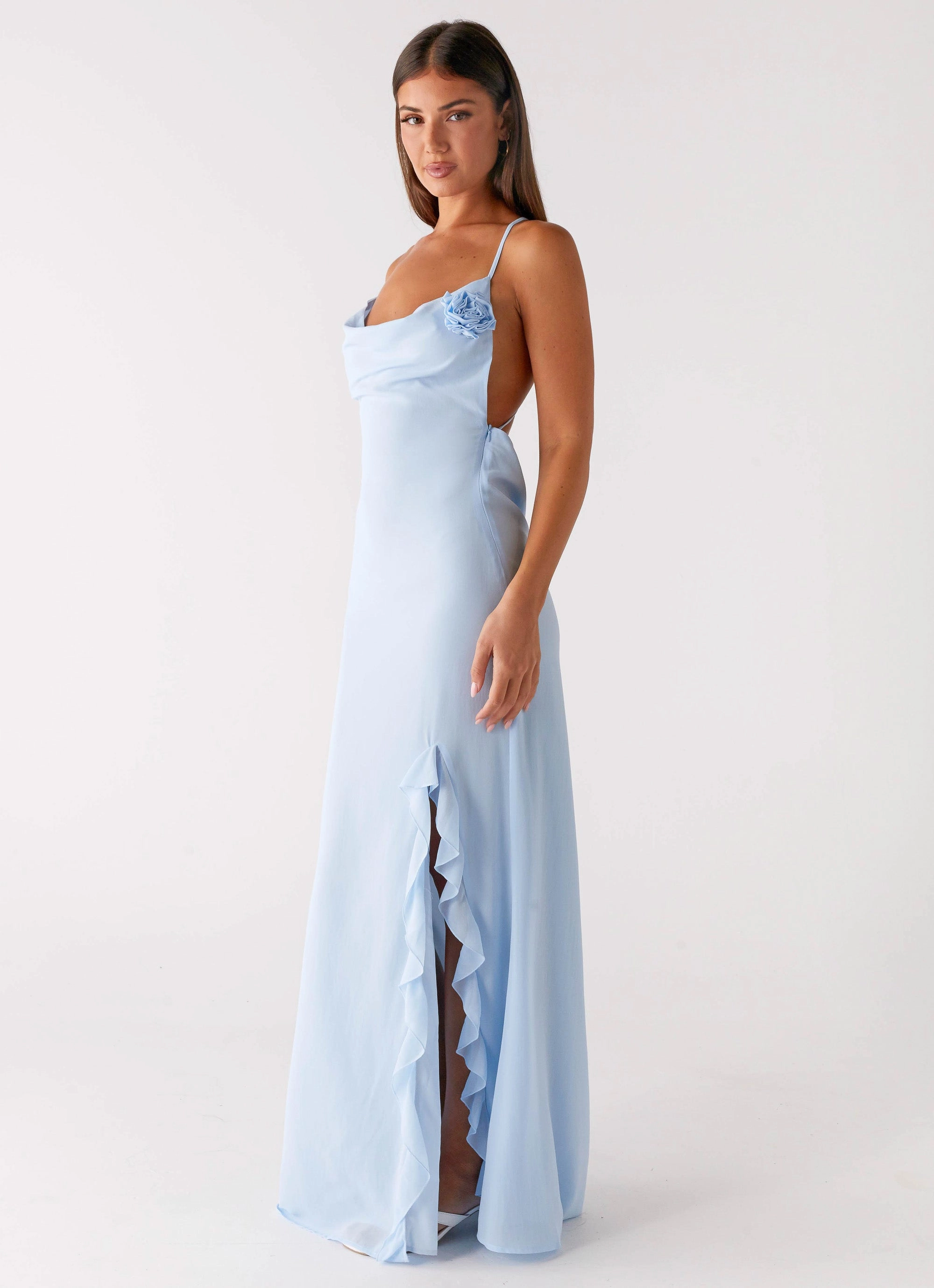 First Class Maxi Dress - Blue