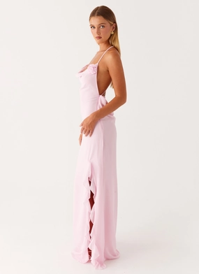 First Class Maxi Dress - Pink First Class Maxi Dress - Pink
