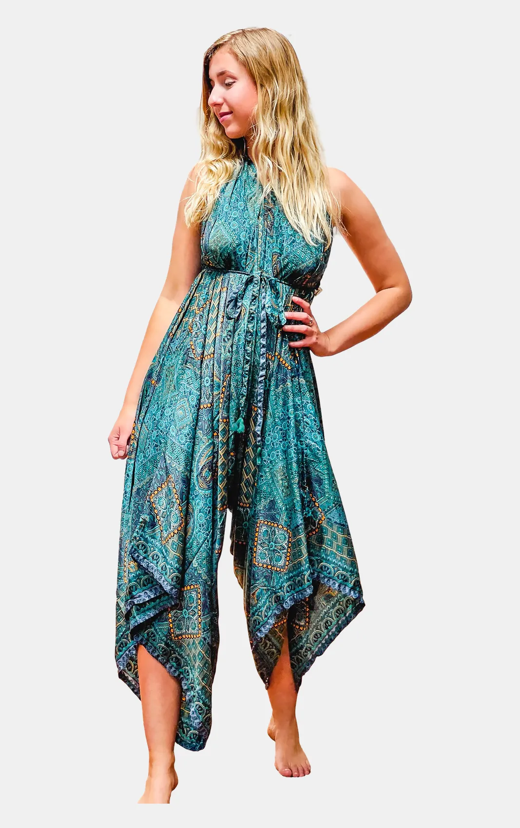 Flame Silky Jumpsuit