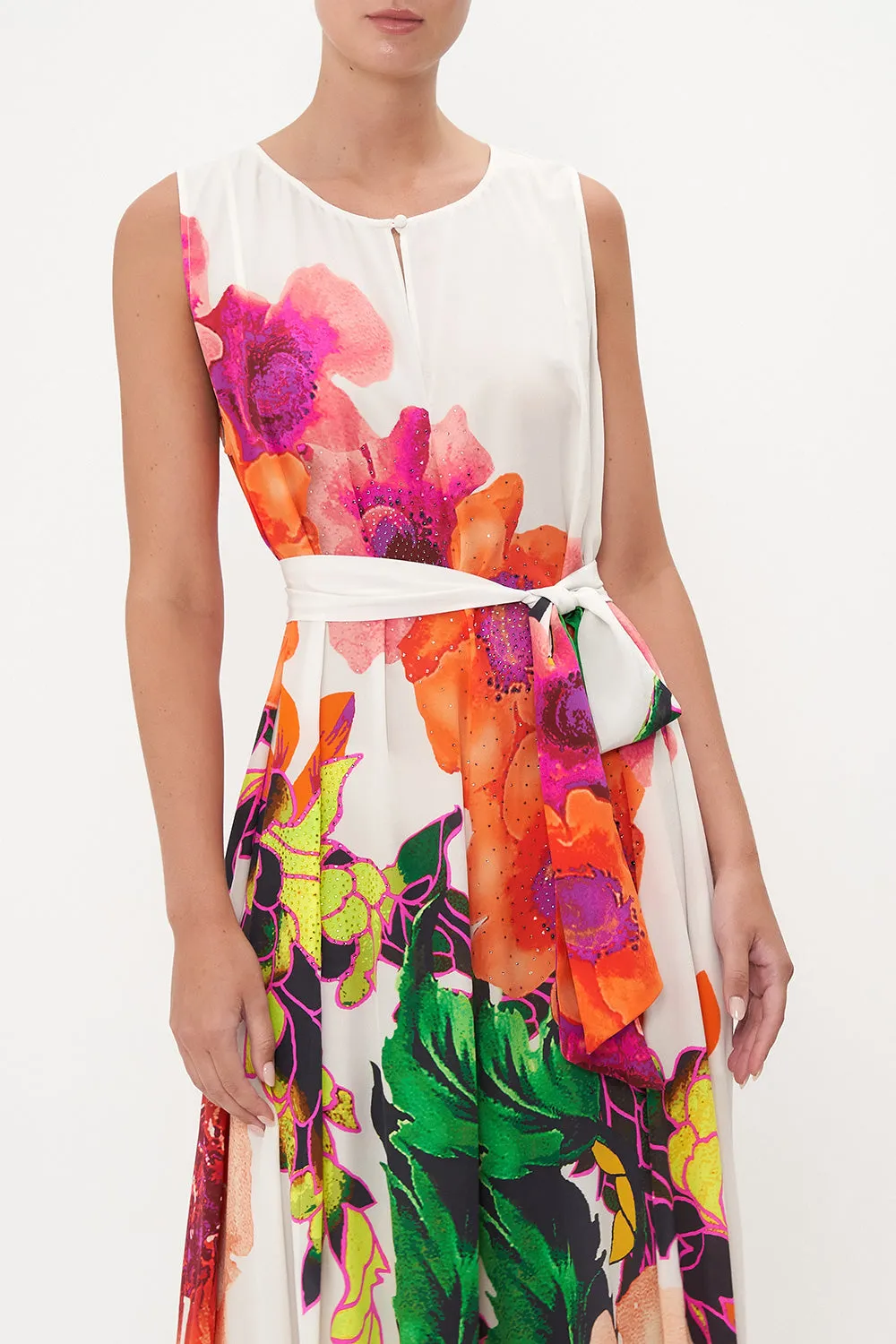 FLARED JUMPSUIT PRETTY AS A POPPY