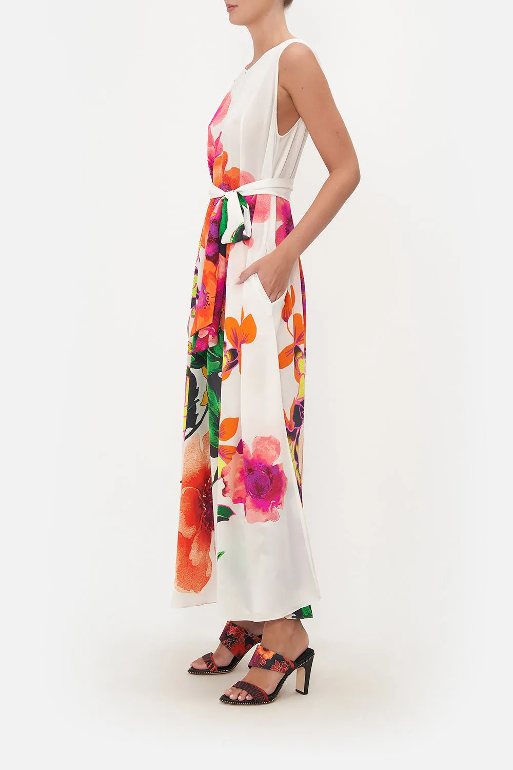 FLARED JUMPSUIT PRETTY AS A POPPY