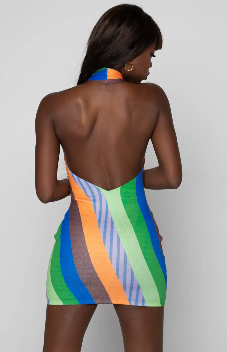 Flirtini Halter Dress Multi